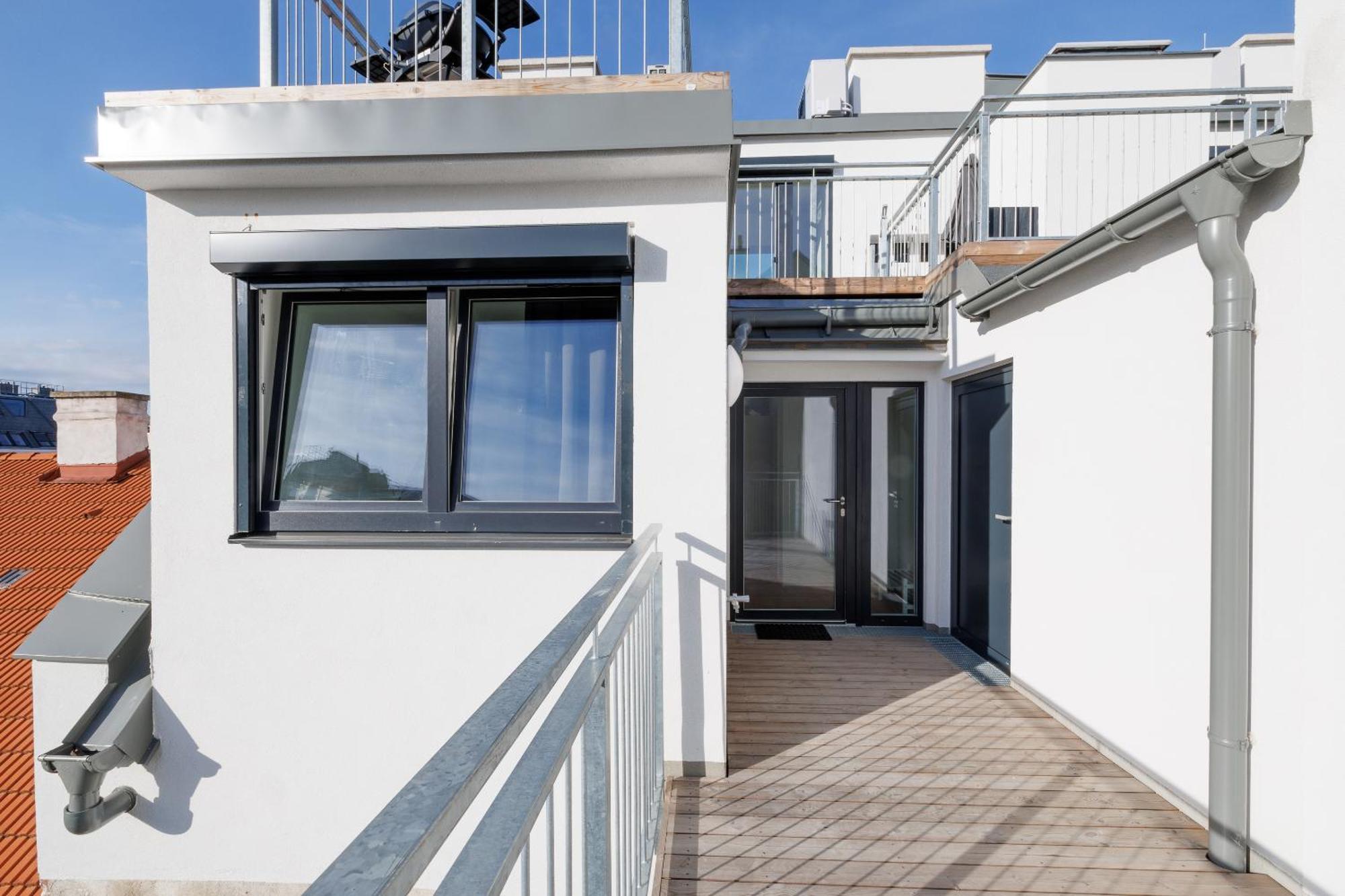 Symphony Apartments 38 - Modern Loft With Terrace And Grill In Central Location Viena Exterior foto